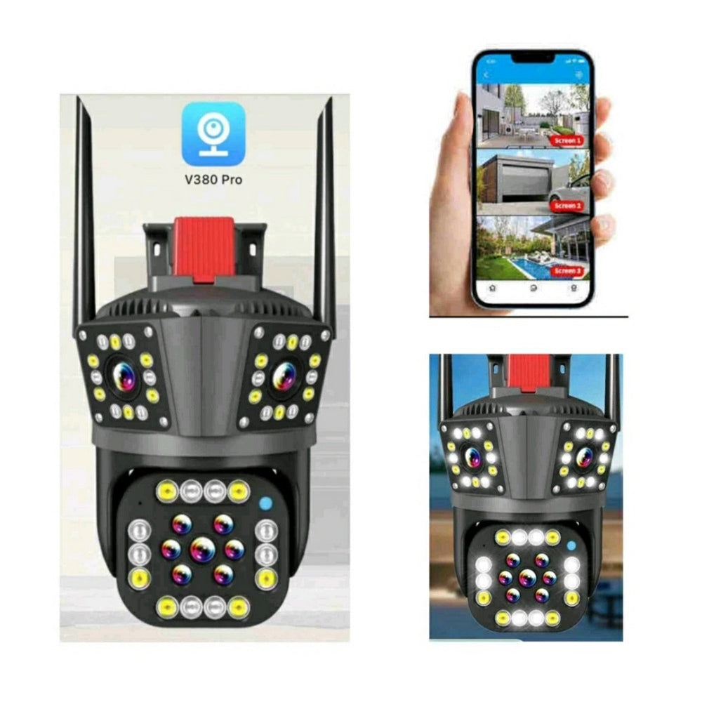 Trostruka PTZ kamera V380