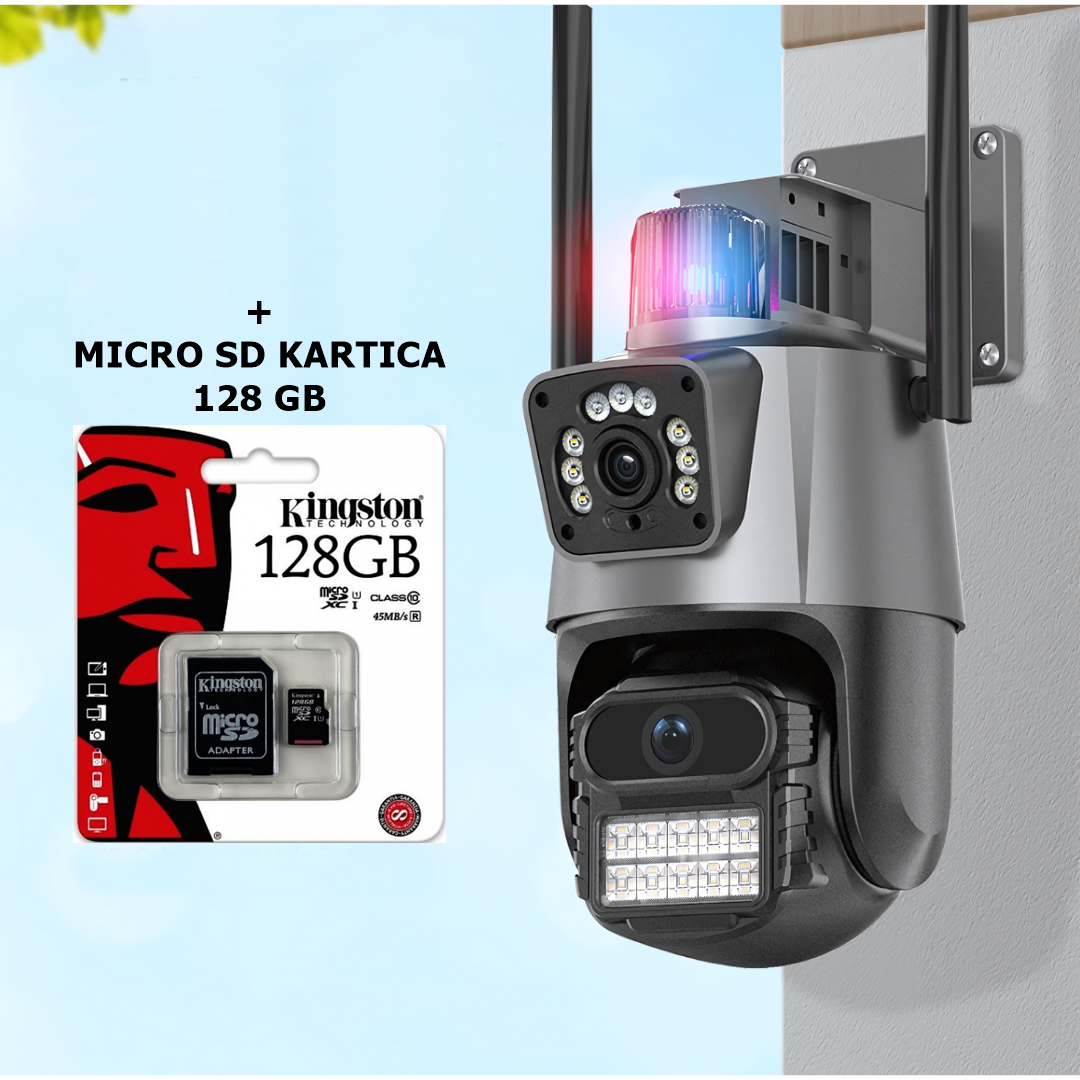 WIFI rotirajuća kamera sa dva sočiva