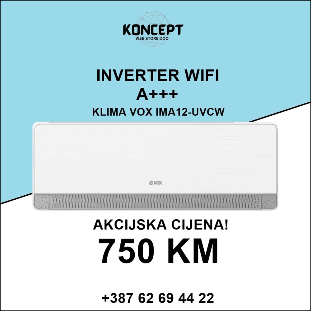 Klima Vox IMA12-UVCW, INVERTER WiFi A+++
