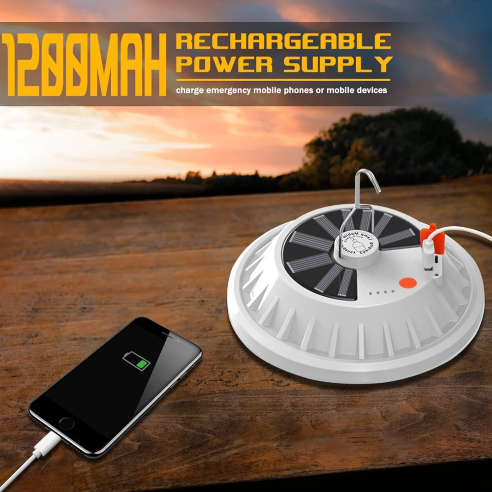 Solarna lampa za kampovanje HS V62