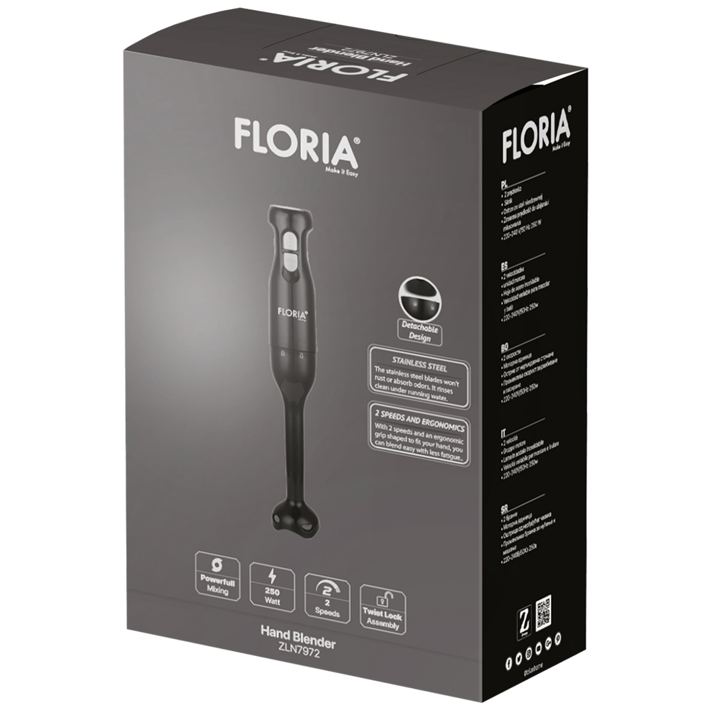 Štapni mikser FLORIA, 250 W, 2 brzine