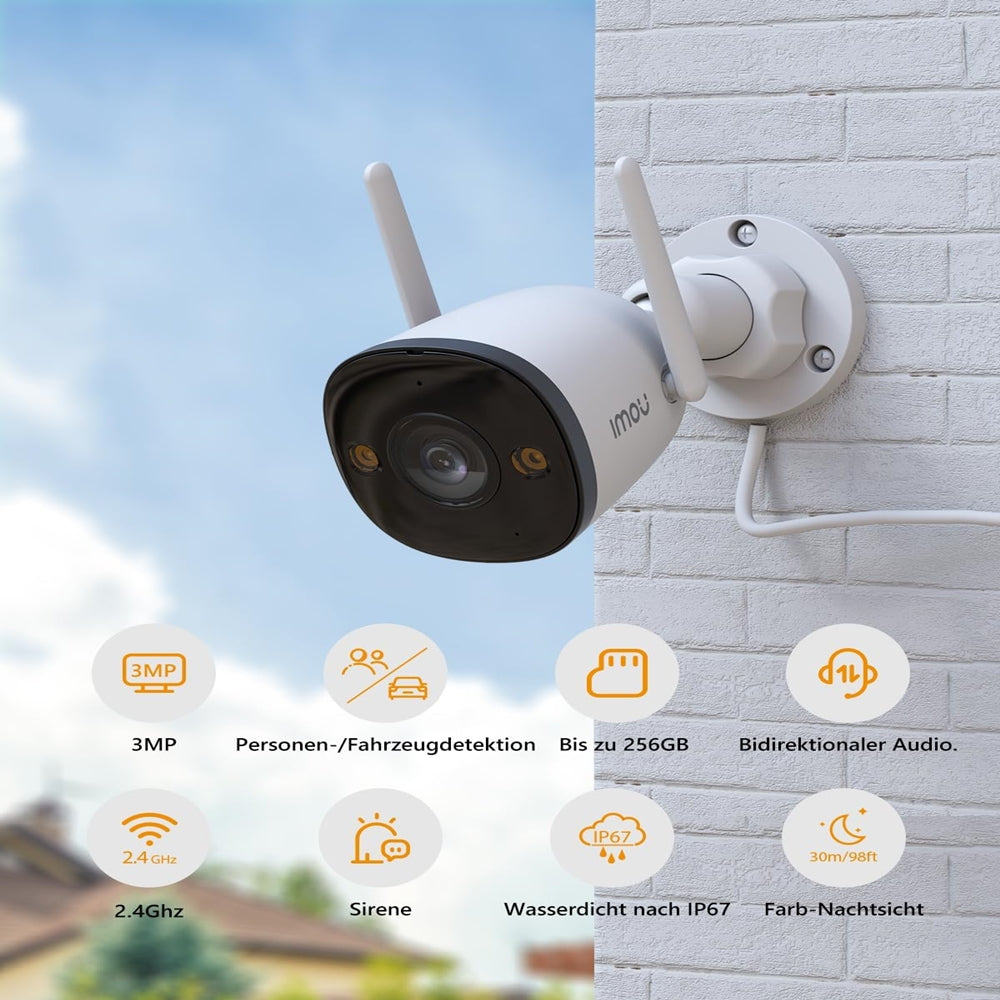IMOU bullet kamera WiFi videonadzor 2E-D-IPC-F22FP-D
