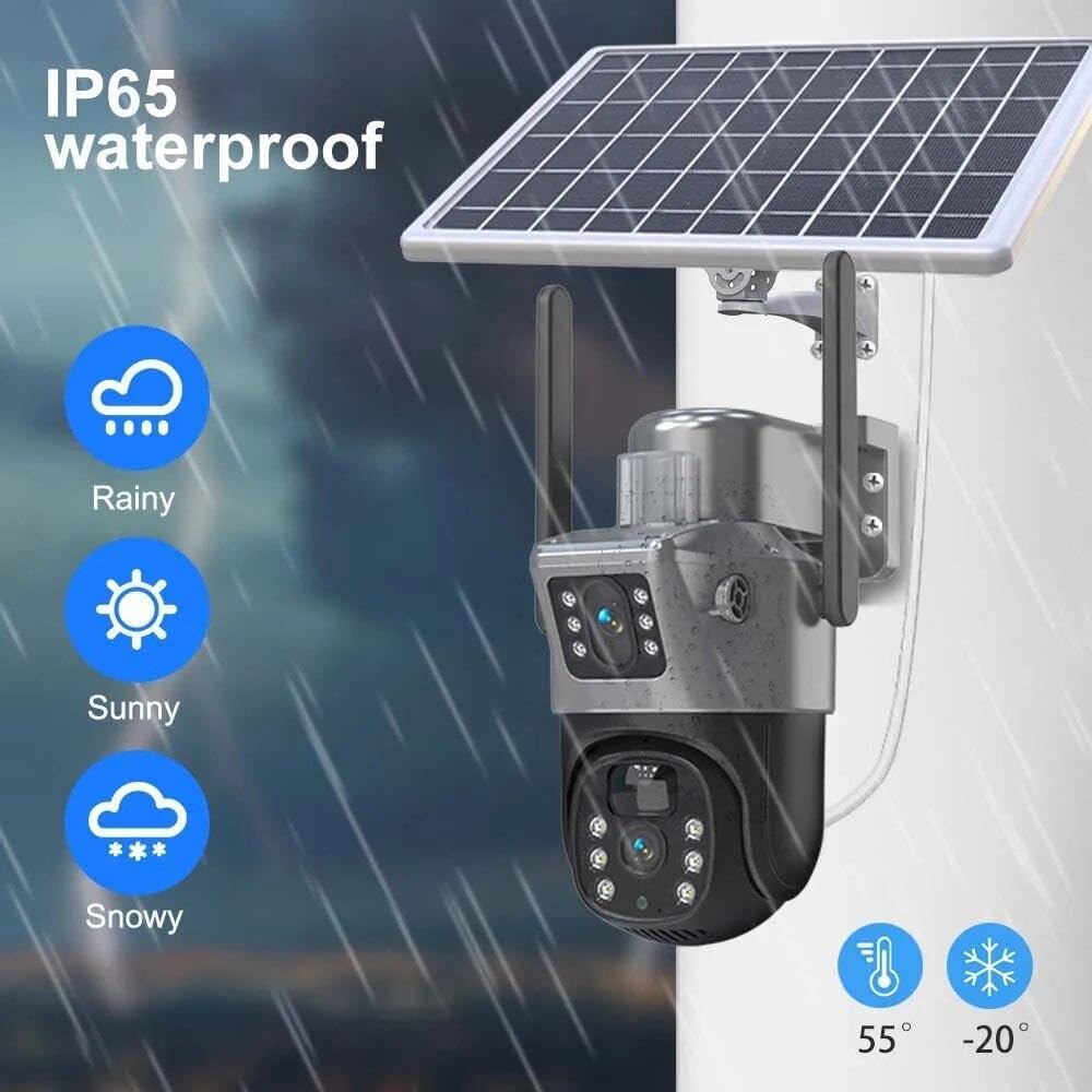 PTZ Dual Rotirajuća Solarna Kamera - TRUECOLORVIEW