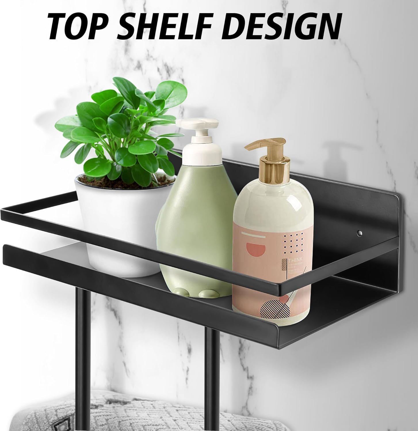 Zidni metalni stalak za peškire