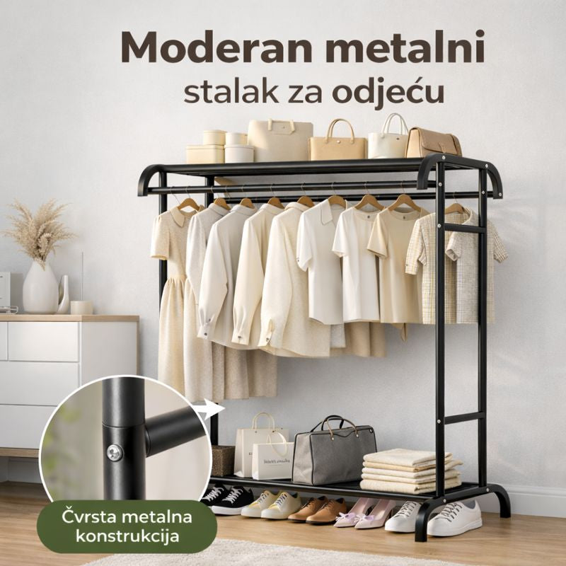 Metalni stalak za odjeću
