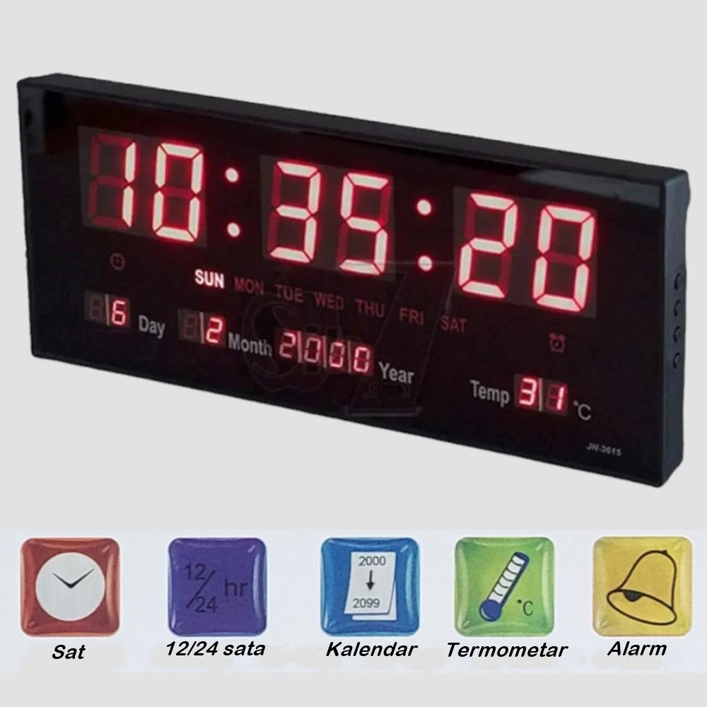 LED Digitalni Sat ''JH-3615''